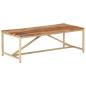 Preview: Couchtisch 120 x 60 x 40 cm Massivholz