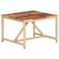 Preview: Beistelltisch 60x60x40 cm Massivholz