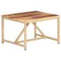 Preview: Beistelltisch 60x60x40 cm Massivholz