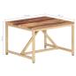 Preview: Beistelltisch 60x60x40 cm Massivholz