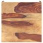 Preview: Beistelltisch 60x60x40 cm Massivholz