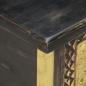 Preview: Aufbewahrungstruhe Schwarz 80x40x45 cm Mango Massivholz 