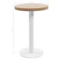Preview: Bistrotisch Hellbraun 50 cm MDF