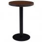 Preview: Bistrotisch Dunkelbraun 50 cm MDF