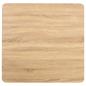 Preview: Bistrotisch Hellbraun 80x80 cm MDF