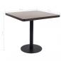 Preview: Bistrotisch Dunkelbraun 80x80 cm MDF