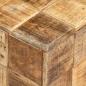 Preview: Couchtische 2 Stk. in Block-Design Raues Mango-Massivholz
