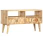 Preview: TV-Schrank 90 x 30 x 50 cm Massivholz Mango
