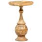 Preview: Runder Beistelltisch 43 x 43 x 66 cm Massivholz Mango