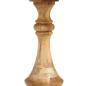 Preview: Runder Beistelltisch 43 x 43 x 66 cm Massivholz Mango
