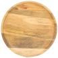 Preview: Runder Beistelltisch 43 x 43 x 66 cm Massivholz Mango