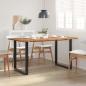 Preview: Esstisch 154x80x76 cm Massivholz Akazie