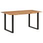 Preview: Esstisch 154x80x76 cm Massivholz Akazie