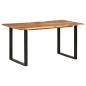 Preview: Esstisch 154x80x76 cm Massivholz Akazie