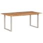Preview: Esstisch 180×90×76 cm Massivholz Akazie