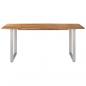 Preview: Esstisch 180×90×76 cm Massivholz Akazie
