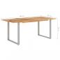 Preview: Esstisch 180×90×76 cm Massivholz Akazie