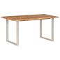 Preview: Esstisch 154x80x76 cm Massivholz Akazie