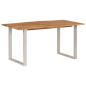 Preview: Esstisch 154x80x76 cm Massivholz Akazie