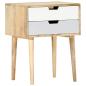 Preview: Nachttisch 47 x 35 x 59 cm Mango Massivholz