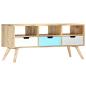Preview: TV-Schrank 110×35×48 cm Massivholz Mango