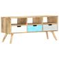Preview: TV-Schrank 110×35×48 cm Massivholz Mango
