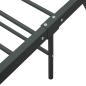 Preview: Bettgestell ohne Matratze Grau Metall 140×200 cm