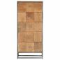 Preview: Highboard mit Schubladen 45x30x100 cm Altholz Massiv