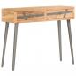 Preview: Konsolentisch 90x30x75 cm Massivholz Akazie