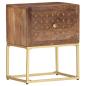 Preview: Nachttisch 40x30x50 cm Mango Massivholz