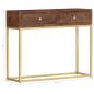 Preview: Konsolentisch 90×30×75 cm Massivholz Mango