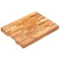 Preview: Hackblock 40×30×4 cm Akazie Massivholz