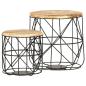 Preview: Couchtische 2 Stk. Massivholz Mango