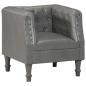 Preview: Sessel Grau Echtleder