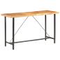 Preview: Bartisch 180x70x107 cm Massivholz Akazie