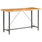Preview: Bartisch 180x70x107 cm Massivholz Akazie