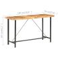 Preview: Bartisch 180x70x107 cm Massivholz Akazie