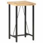Preview: Bartisch 60x60x107 cm Raues Mangoholz  