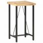 Preview: Bartisch 60x60x107 cm Raues Mangoholz  