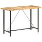 Preview: Bartisch 150x70x107 cm Raues Mangoholz