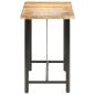 Preview: Bartisch 150x70x107 cm Raues Mangoholz