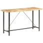 Preview: Bartisch 180x70x107 cm Raues Mangoholz