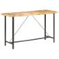 Preview: Bartisch 180x70x107 cm Raues Mangoholz