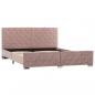 Preview: Bettgestell Rosa Samt 160x200 cm