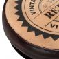 Preview: Barhocker mit Canvas-Druck 2 Stk. Schwarz und Braun Echtleder