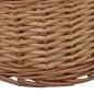 Preview: Holzkorb mit Tragegriffen 88 x 57 x 34 cm Natur Weide   