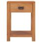 Preview: Nachttisch 35x35x50 cm Massivholz Teak