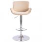 Preview: Barhocker Creme Kunstleder
