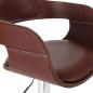 Preview: Barhocker Braun Kunstleder