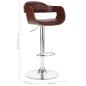 Preview: Barhocker Braun Kunstleder